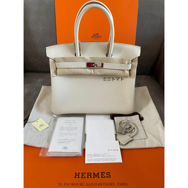 Hermes(エルメス)のHERMES バーキン30  クレ　シルバー金具！エルメス　ケリー レディースのバッグ(ハンドバッグ)の商品写真