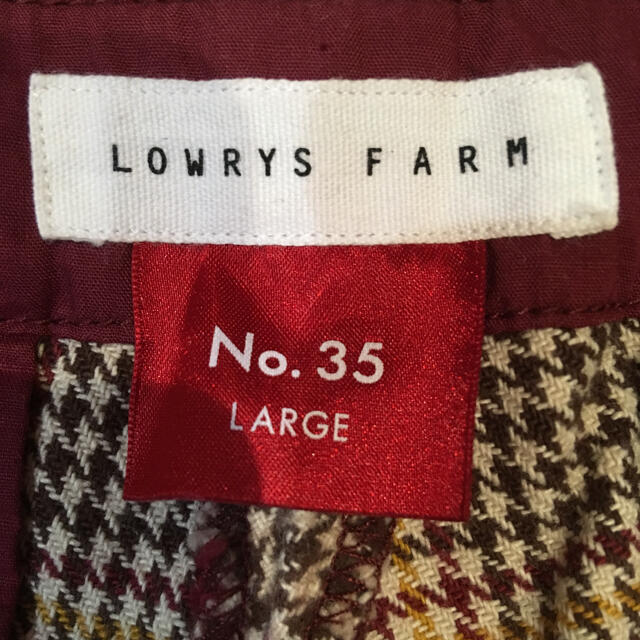 LOWRYS FARM(ローリーズファーム)のローリーズファーム グレンチェックパンツ レディースのパンツ(クロップドパンツ)の商品写真