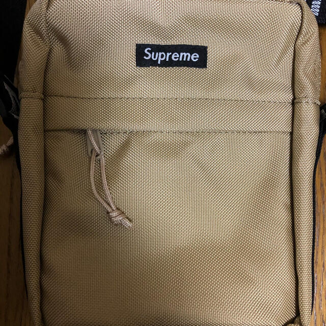 supreme shoulder bag 18ss tan