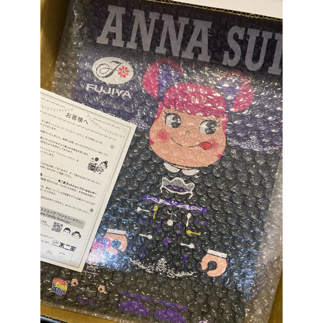 ベアブリック ぺこちゃん × ANNA SUI ペコラ 不二家 100&400％