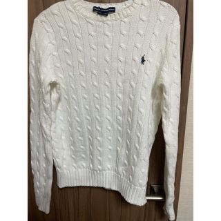 ラルフローレン(Ralph Lauren)のRALPH LAUREN GOLFセーター　ホワイト(ニット/セーター)