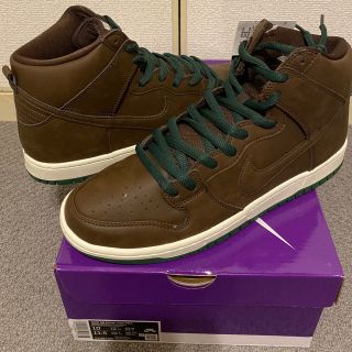 ナイキ(NIKE)のNIKE DUNK HIGH SB BAROQUE BROWN US10(スニーカー)