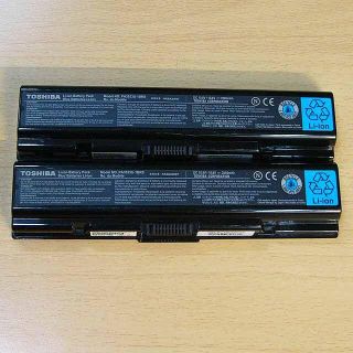 トウシバ(東芝)のTOSHIBA ノートパソコンバッテリー　2個セット(PCパーツ)