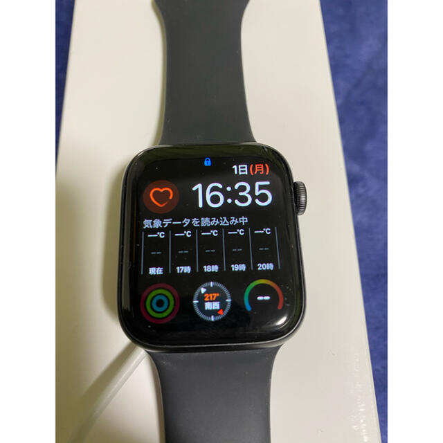 Apple Watch Series 5 アルミ ブラックスポーツバンド