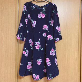 ミッシュマッシュ(MISCH MASCH)の【新品】ミッシュマッシュ 花柄ワンピース 春服(ミニワンピース)