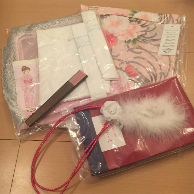 新品未使用❤︎浴衣7点セット レディースの水着/浴衣(浴衣)の商品写真