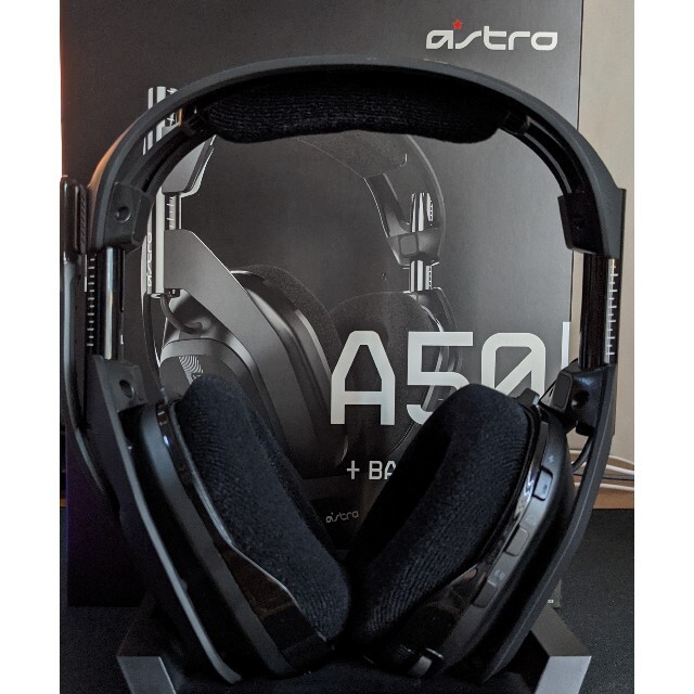 ASTRO GAMING A50 WIRELESS + BASE STATION スマホ/家電/カメラのオーディオ機器(ヘッドフォン/イヤフォン)の商品写真