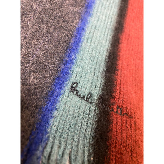 Paul Smith(ポールスミス)のpaul smithマフラー ストール　ボーダー　ポールスミス レディースのファッション小物(マフラー/ショール)の商品写真