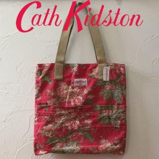 キャスキッドソン(Cath Kidston)の新品 激レア！ キャスキッドソン ウオッシュドトート アフガンフラワーレッド(トートバッグ)