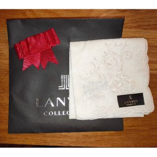 ランバン(LANVIN)の新品未使用　LANVIN  ランバン　レースハンカチ(ハンカチ)