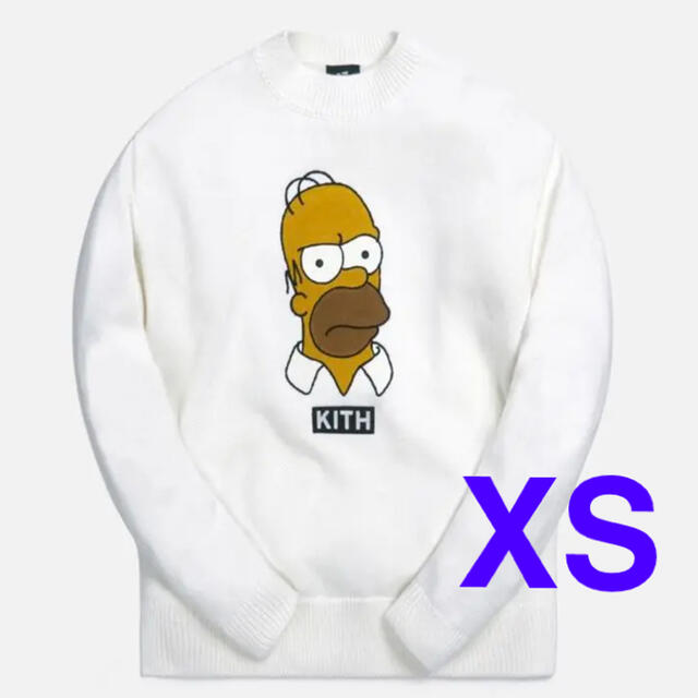 kith simpsons ニットホワイトコンディション