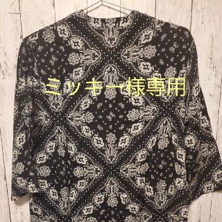 ジャックローズ(JACKROSE)の【新品未使用】JACKROSE 個性派　オシャレ着　ペイズリー柄シャツ(シャツ)