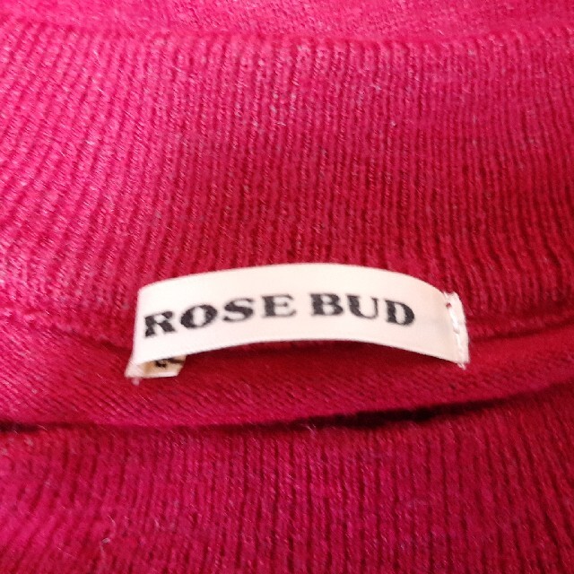 ROSE BUD(ローズバッド)の145【ROSE BUD】フリル ニット ロングワンピースsizeF レディースのトップス(ニット/セーター)の商品写真