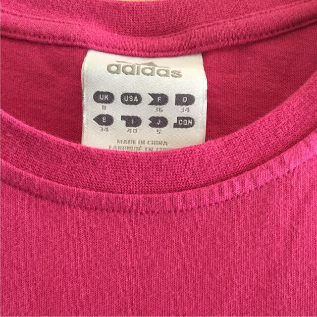 niko様専用です！adidasアディダス Tシャツ ピンク レディースのトップス(Tシャツ(半袖/袖なし))の商品写真