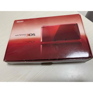 ニンテンドー3DS(ニンテンドー3DS)のニンテンドー3DS 本体　フレアレッド(家庭用ゲーム機本体)