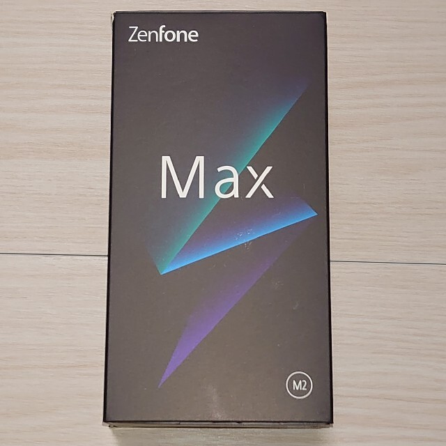 スマートフォン/携帯電話ZenFone Max M2 ZB633KL スペースブルー（未使用）