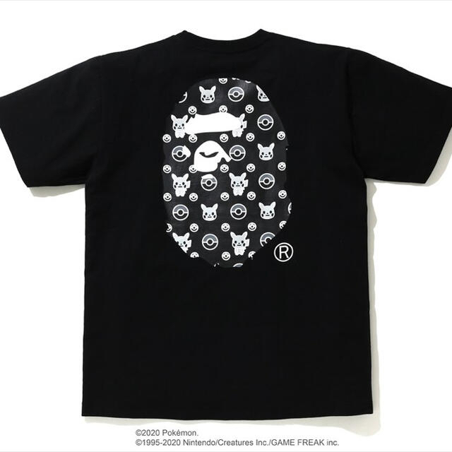 A BATHING APE(アベイシングエイプ)の【 BAPE X POKEMON 】MONOTONE TEE #1 メンズのトップス(Tシャツ/カットソー(半袖/袖なし))の商品写真