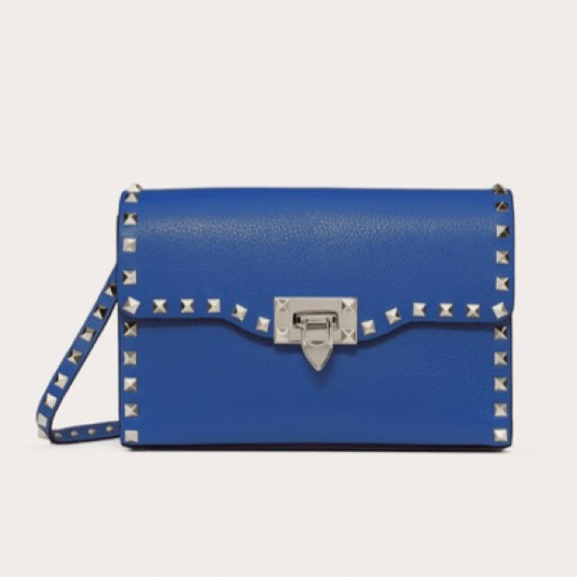VALENTINO - ロックスタッズ グレインカーフスキン スモール クロス
