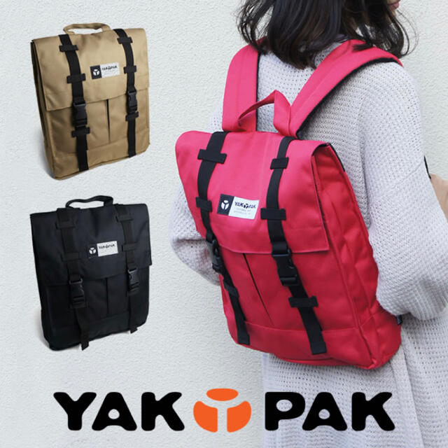 YAK PAK(ヤックパック)のヤックパック♡スクエアバッグ レディースのバッグ(リュック/バックパック)の商品写真