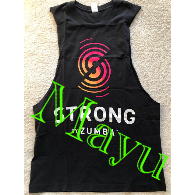 Zumba(ズンバ)のStrong Nation tank Black  スポーツ/アウトドアのトレーニング/エクササイズ(トレーニング用品)の商品写真