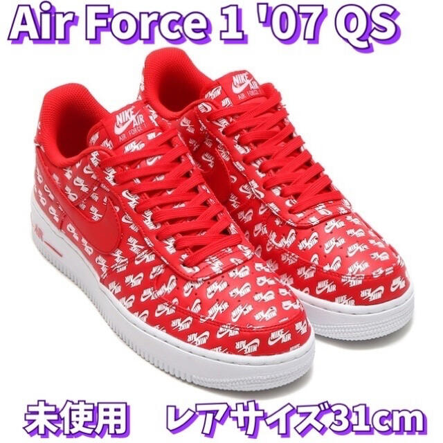 Air Force 1 '07 QS  "All Over Logo Red"