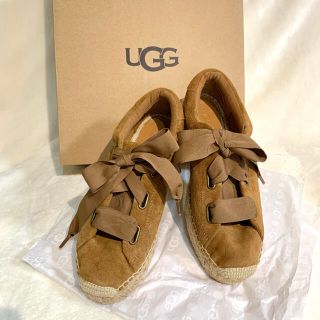 アグ(UGG)の値下げ　UGG エスパドリーユ　アグ　スニーカー　靴　リボン　ラバーソール　厚底(スニーカー)