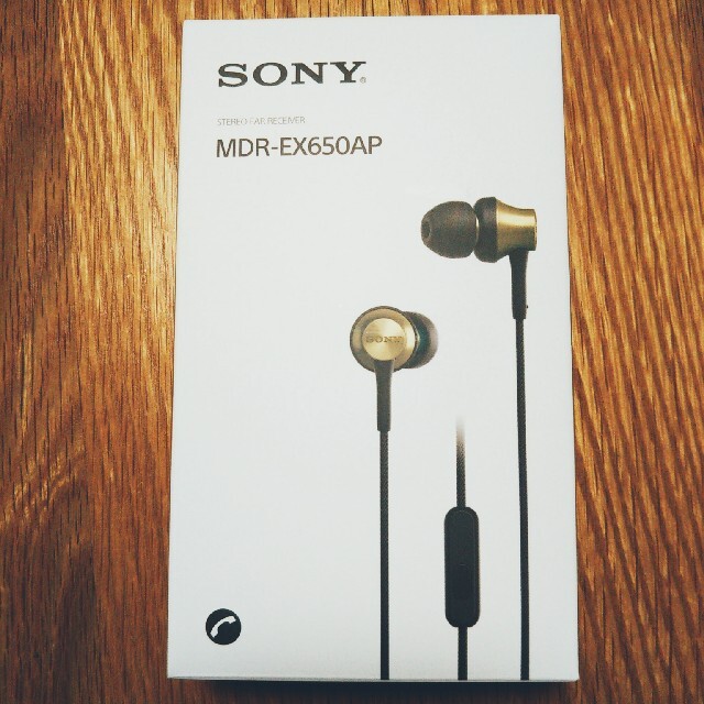 SONY(ソニー)のソニー SONY イヤフォン MDR-EX650AP-T スマホ/家電/カメラのオーディオ機器(ヘッドフォン/イヤフォン)の商品写真