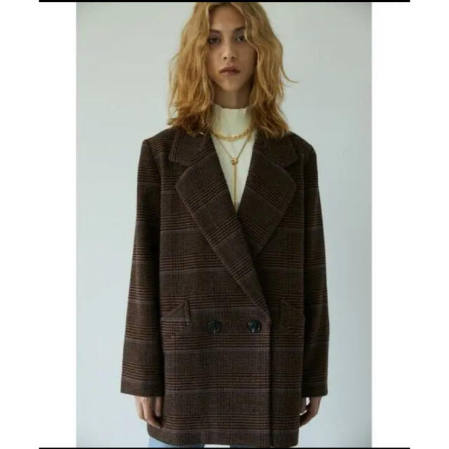 moussy(マウジー)のmoussy CHECK MIDDLE ジャケット レディースのジャケット/アウター(テーラードジャケット)の商品写真