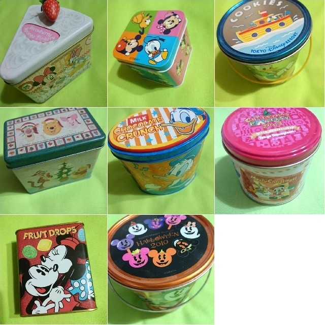 Disney ディズニー缶など 32個セット お菓子の缶 プラスチックケース スーベニアの通販 By Shop ディズニーならラクマ