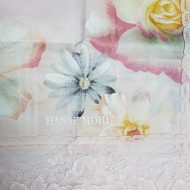 HANAE MORI(ハナエモリ)の【未使用】HANAE MORI♡ハンカチ レディース 大判 レディースのファッション小物(ハンカチ)の商品写真