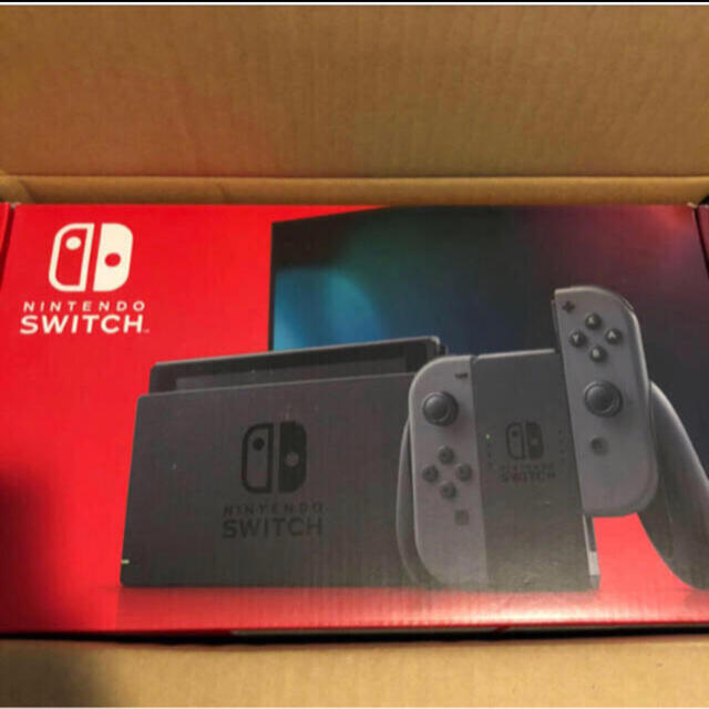 新型任天堂スイッチ(グレー)　極美品