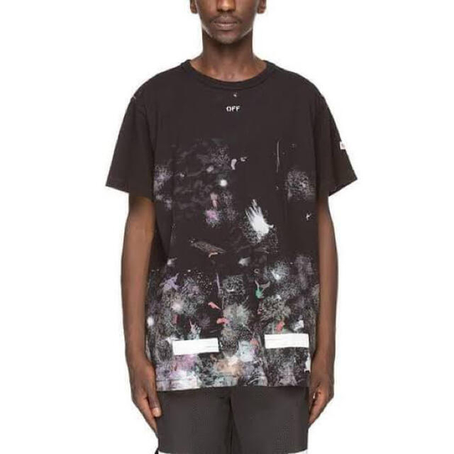 Tシャツ/カットソー(半袖/袖なし)OFF-WHITE Galaxy Brushed Tee