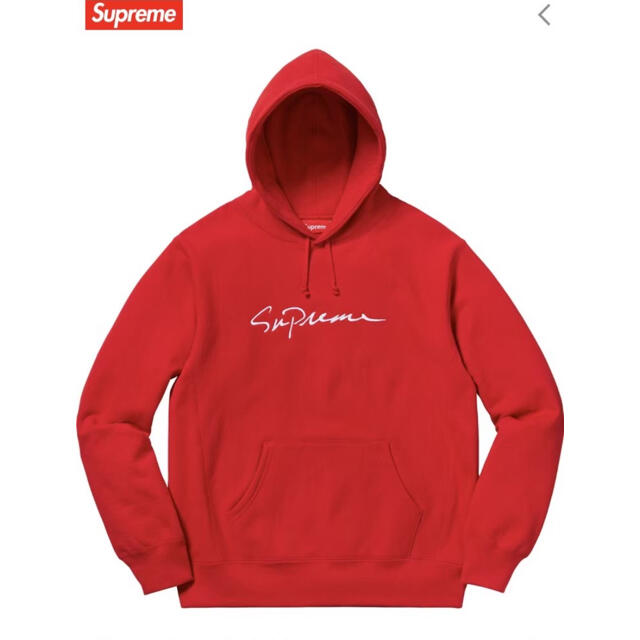 supreme classic script hooded パーカー　M box