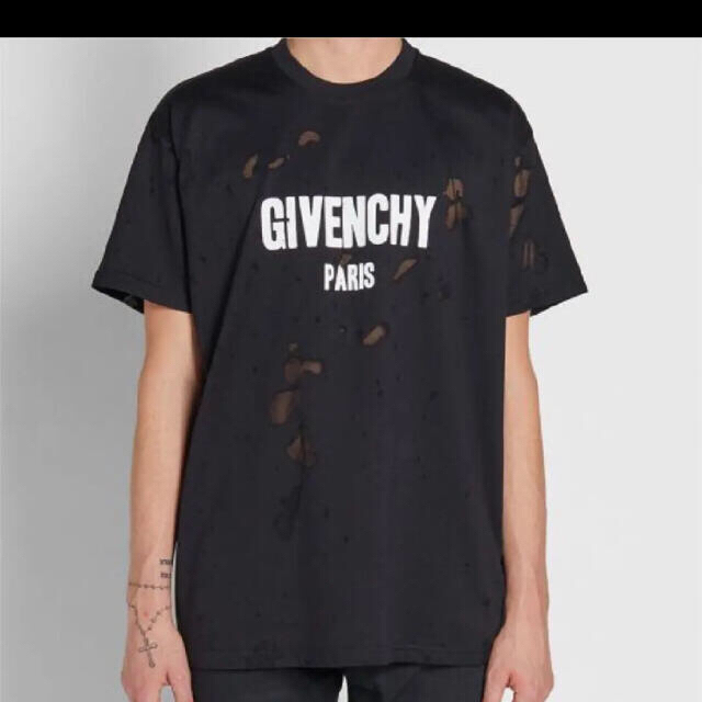 GIVENCHY デストロイ Tシャツトップス