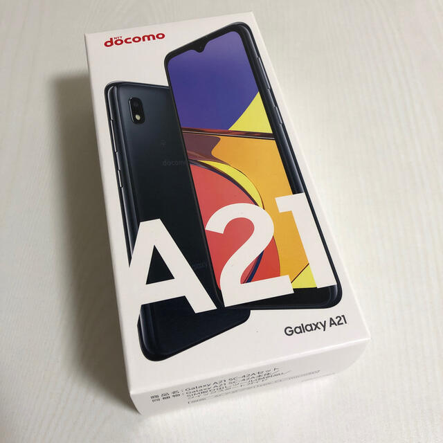 スマートフォン本体Galaxy A21 SC-42A (K)