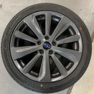 ダンロップ(DUNLOP)の値下げ！(新品)4本タイヤホイールセット！WRX S4  225 45/R18 (タイヤ・ホイールセット)