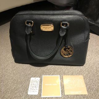 マイケルコース(Michael Kors)のなみんこさん専用Michael kors ハンドバッグ  ネイビー(ハンドバッグ)