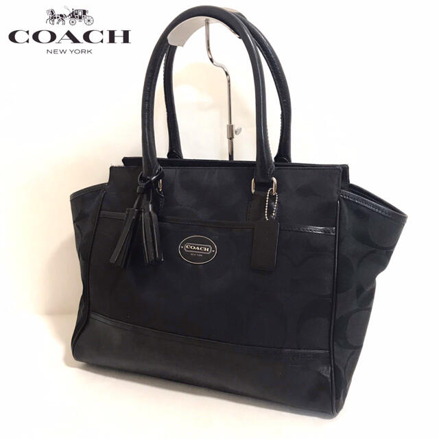 COACH(コーチ)の【正規品】美品✨COACH コーチ　トートバッグ レディースのバッグ(トートバッグ)の商品写真