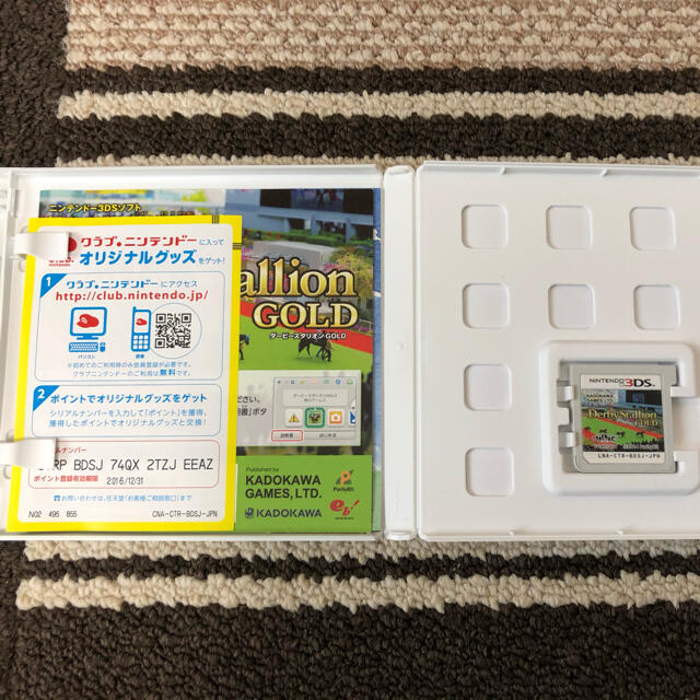 ニンテンドー3DS(ニンテンドー3DS)のダービースタリオン GOLD ニンテンドー3DS エンタメ/ホビーのゲームソフト/ゲーム機本体(家庭用ゲームソフト)の商品写真