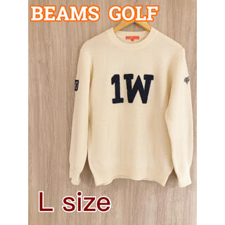 ビームス(BEAMS)のmai1012様専用　BEAMS GOLF セーター　オフホワイト　Lサイズ(ウエア)