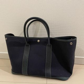 エルメス(Hermes)のHERMES エルメス ガーデンパーティーPM ネイビー(トートバッグ)