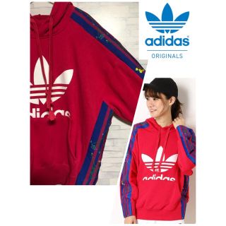 アディダス(adidas)のadidas  アディダス  オリジナルス　フラワー　プルオーバー(パーカー)