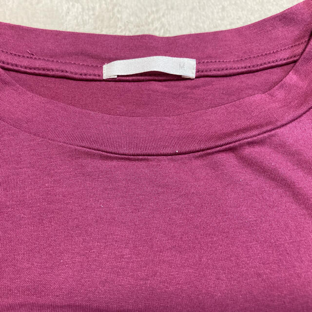 GU(ジーユー)のGU パフスリーブT(半袖) Mサイズ レディースのトップス(Tシャツ(半袖/袖なし))の商品写真