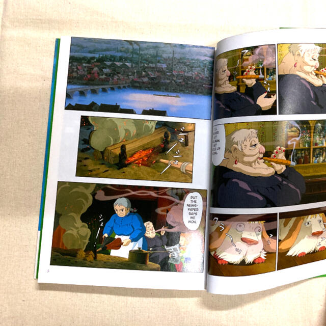 ジブリ(ジブリ)のハウルの動く城 英語版 4巻 エンタメ/ホビーの本(洋書)の商品写真