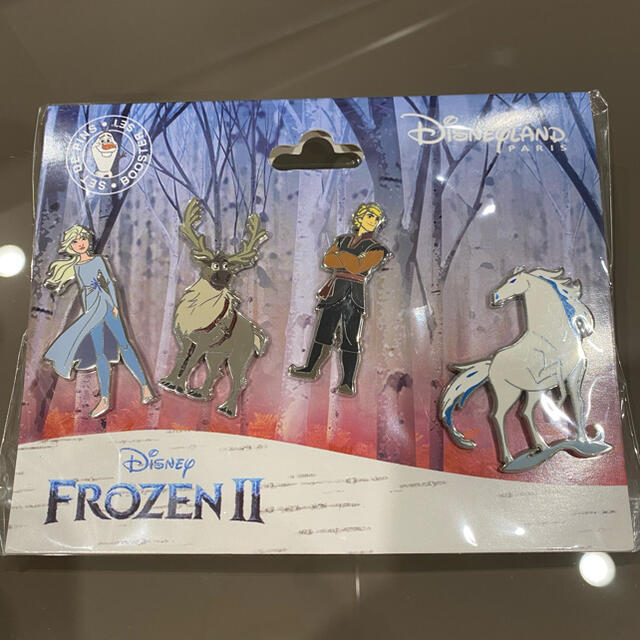 海外ディズニー限定 アナ雪 FROZEN ピンバッジ