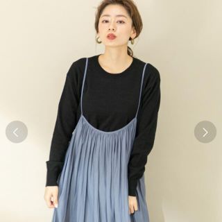 サニーレーベル(Sonny Label)の新品☆アーバンリサーチサニーレーベル　クルーネックニット　黒(ニット/セーター)