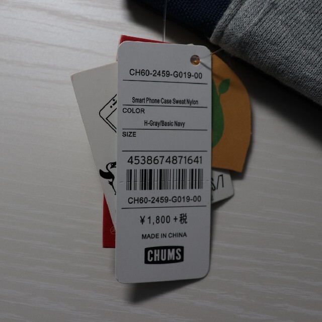 CHUMS(チャムス)の★新品★　CHUMS Smart Phone Case Sweat Nylon スマホ/家電/カメラのスマホアクセサリー(モバイルケース/カバー)の商品写真