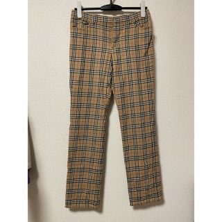 バーバリーブルーレーベル(BURBERRY BLUE LABEL)のバーバリー　チェックパンツ(スラックス)