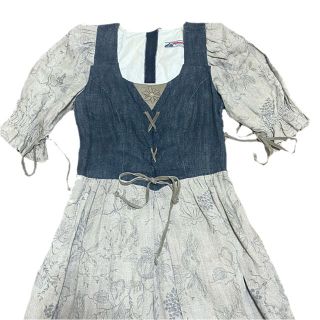 グリモワール(Grimoire)のディアンドル　チロルドレス　民族衣装　70sdress チロルワンピース(ロングワンピース/マキシワンピース)