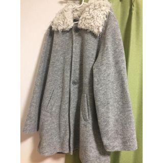 ザラ(ZARA)のZARA ファー付きコート カーディガン(カーディガン)